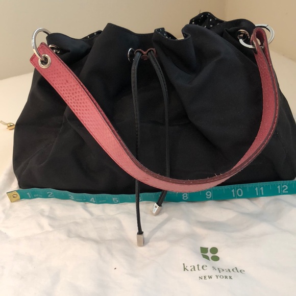 KATE SPADE nylon drawstring bucket bag
